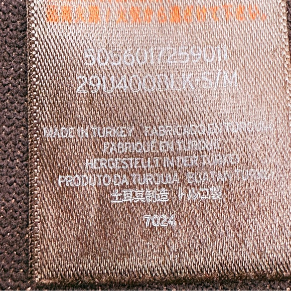 Black Beige Knit Diamond Jacquard Seamless Racerback Sports Bra S/M Ivy Park - Picture 8 of 10